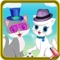 Fluffy Kitty Cat Pet Dress up Salon