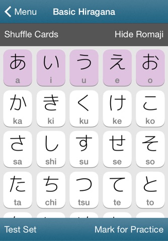 iKana - Hiragana and Katakana screenshot 2