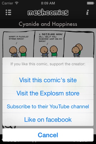 Web Comics! The Meshcomics App screenshot 4