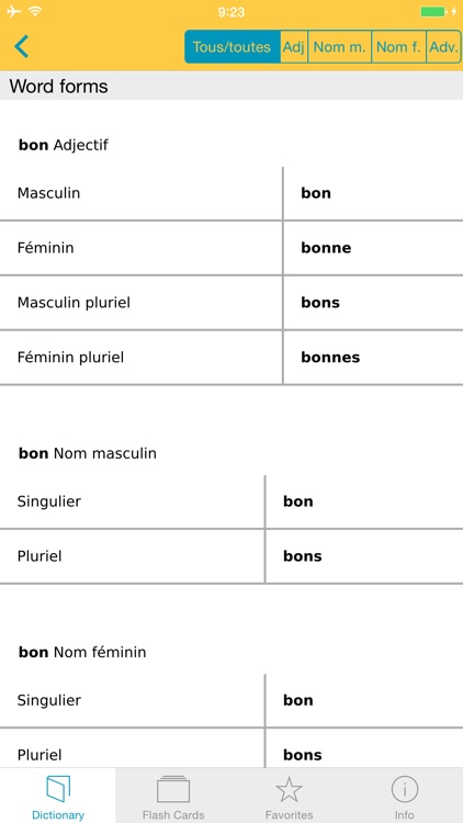 French <-> German Talking Dictionary Basic screenshot-4