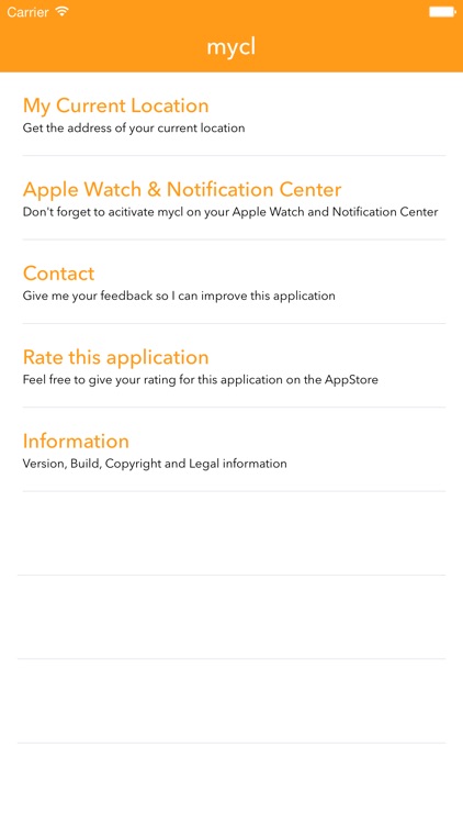 mycl – my current location screenshot-0