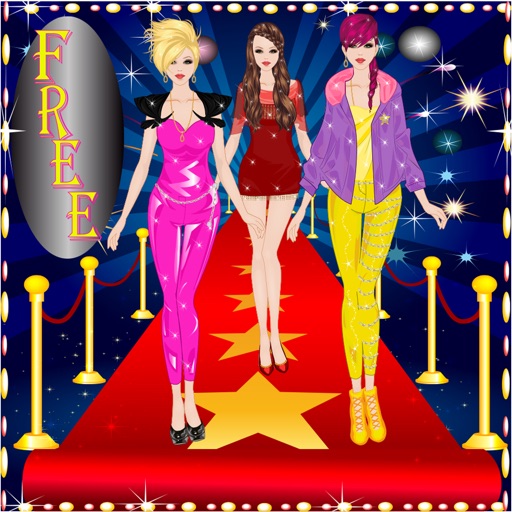 Super Star Girl Dress Up Game Icon