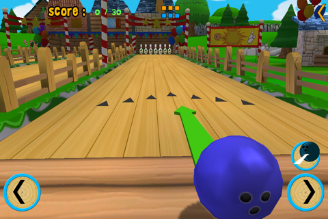 Dolphin bowling for children - free game screenshot 2