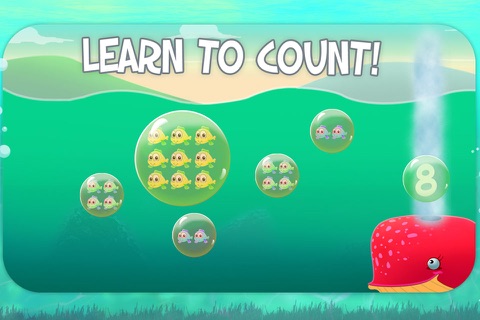 Learn to Count, Add, Subtract and Multiply with Tugy Whale FREE screenshot 4
