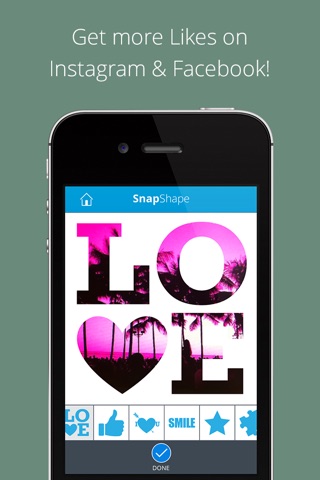 SnapShape - Framed Photo Enhancer for Tagged Silhouette Picture Borders screenshot 2
