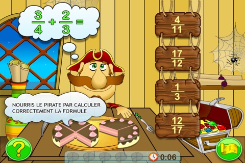 Fractions & Smart Pirates. Lite screenshot 4
