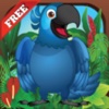 Papi Rico Bird: Blue Parrot Sling-shot Adventure in Rio de Janeiro