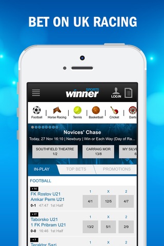 Winner Horse Racing - Sports Betting, Live Odds, Bets, Tips screenshot 2