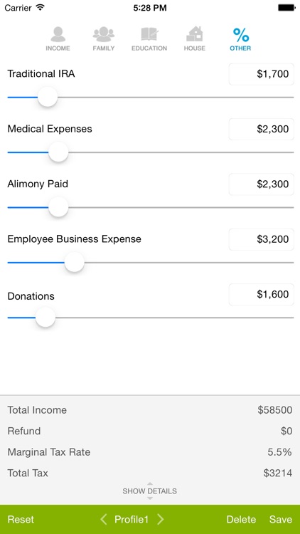 Tax Calculator - Quick Estimate of your 2014 Tax Refund screenshot-4