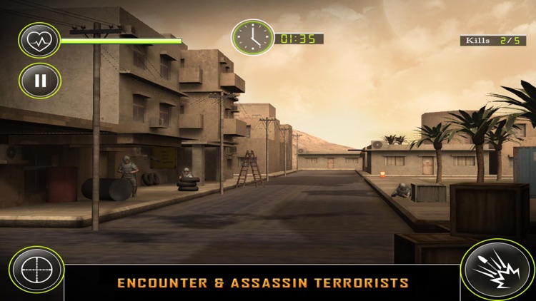 Modern City Sniper Mission 3D - Army Contract Killer Encounter & Assassin Terrorists screenshot-3