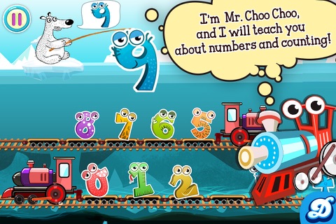 Choo Choo Train Play - Alphabet Number Animal Fruit Learning Game screenshot 2