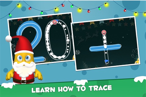 Icky Snow Trace - Learn 1234 Numbers - Christmas Edition screenshot 3