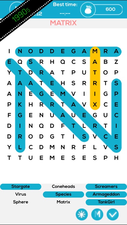 Sci-Fi Movie Word Search Unlimited Free Puzzle