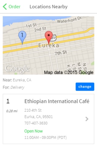 Ethiopian International Café screenshot 2