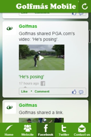 Golfmás screenshot 2