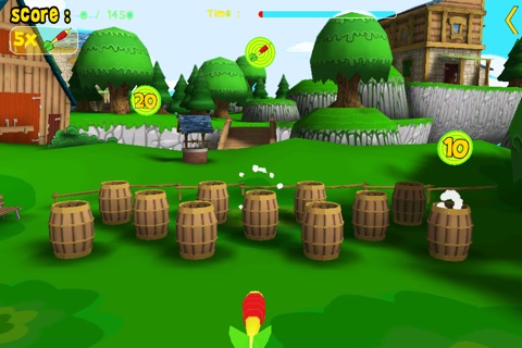 Rabbits and darts for children - free game screenshot 2