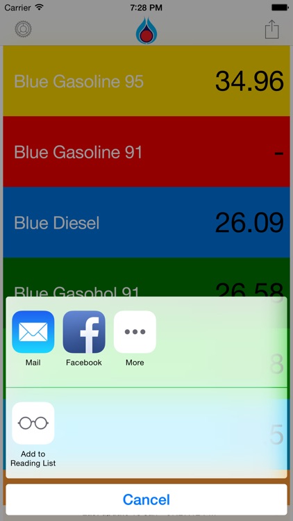 PTT Oil Price + Widget screenshot-3