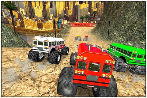 Monster Bus Racing ( 3D Game ) screenshot 4