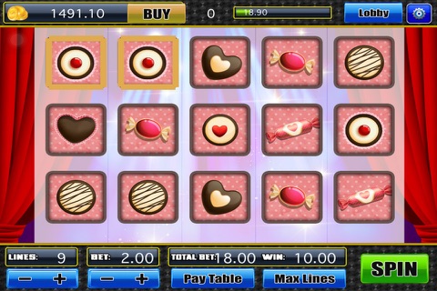 A Jackpot Lucky Slots of Jewel & Sweet Candy screenshot 2