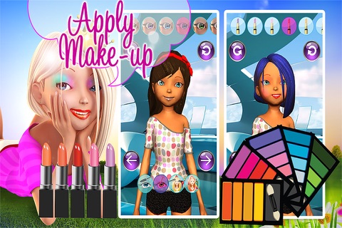 Princess 3D Salon - Girl Star screenshot 2
