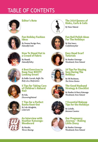 Queen of Kinks, Curls & Coils® - Magazine by Neno Natural screenshot 2