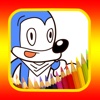 Paint kids game coloring sonic boom version