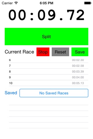 XC Timer screenshot 2