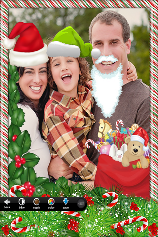Merry Christmas Photo Booth: Make yourself Santa Claus screenshot 4