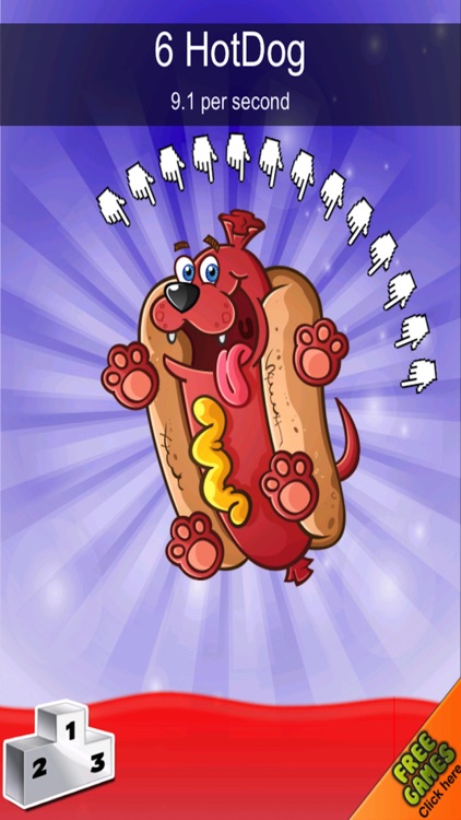 A Cute Funny Hot-Dog Clickers - Tapping Frenzy