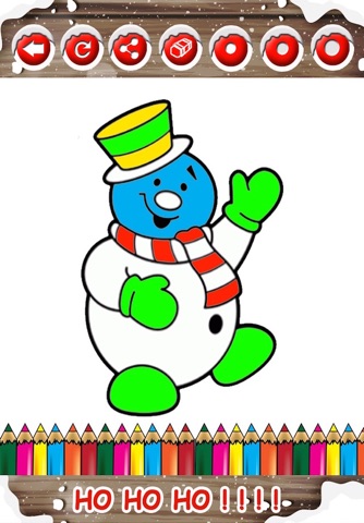 Christmas Drawing Pad - Snowman screenshot 3