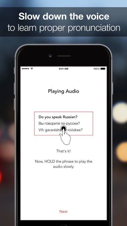 SpeakEasy Russian ~ Free Offline Phrasebook and Flashcards with Native Speaker Voice and Phonetics screenshot-3