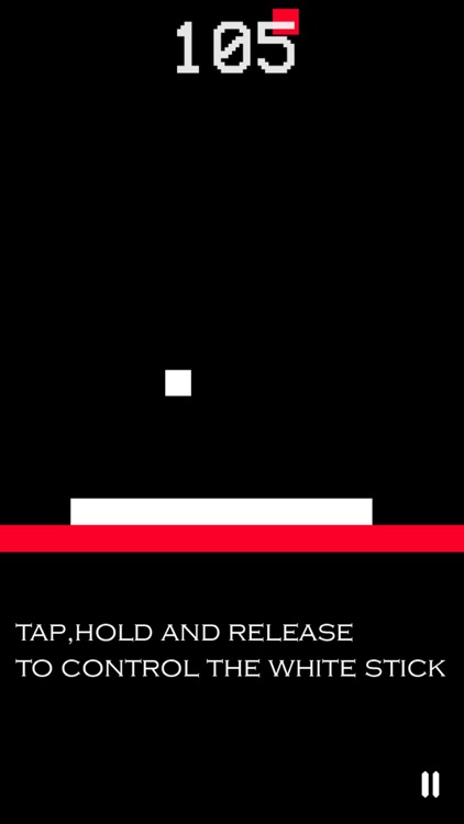Stick Pong - A game of Black,White and Red Balls and Lines