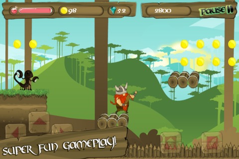 Viking: The Adventure - The best fun free platformer game!のおすすめ画像1