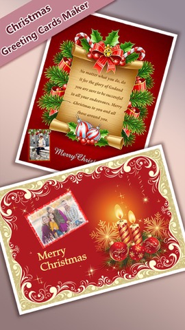 Christmas Greeting Cards Maker - Mail Thank You & Send Wishes with Greeting Frames plus Stickersのおすすめ画像5
