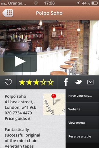 60secondreviews Restaurants screenshot 4