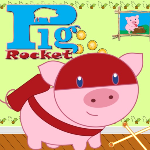 Rocket Pig Jetpack Icon