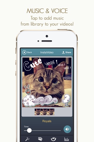 InstaVideo Pro - Add Sticker, frame, effects and background music to your videos screenshot 2