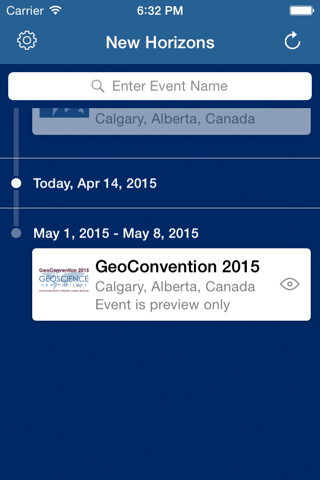 GeoConvention mobile app screenshot 2