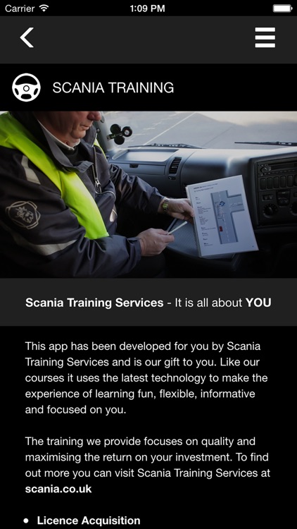 Scania Truck Handover