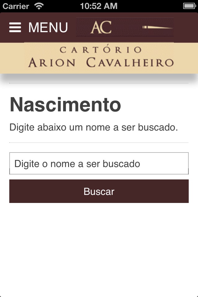 Cartório Arion screenshot 2