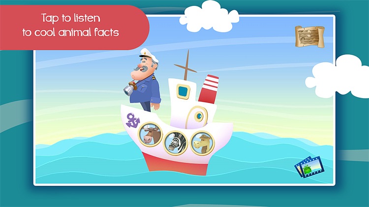 Sailing Home – Learn Animal Habitats. Educational game for preschool kids