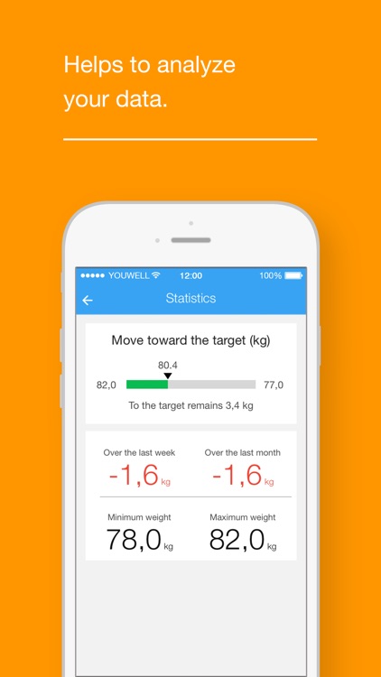 WeightMe - Control your weight and BMI screenshot-4