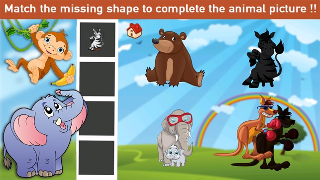 Amazing Animals Puzzle -Educational Word Learning Game for K(圖2)-速報App