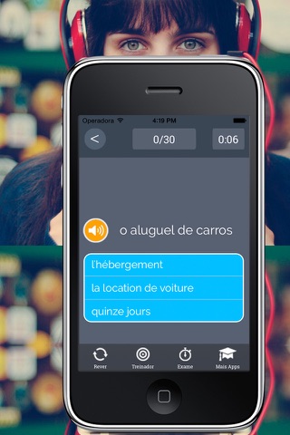 Learn Portuguese and French: Word Trainer screenshot 2
