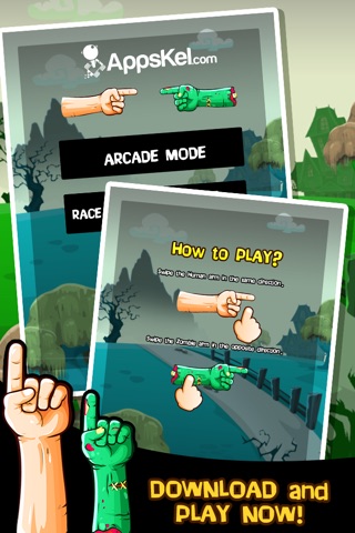 Zombie Hand Swipe Pro - Match The Arrows That is Made Of Human and Zombies Hands HD screenshot 4