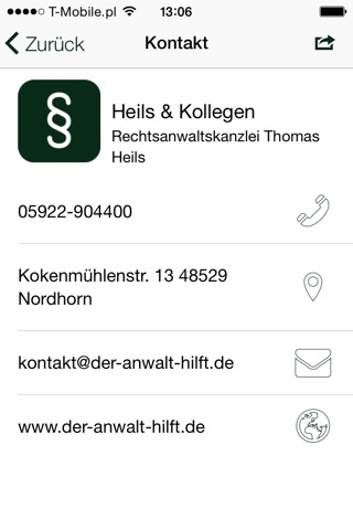 Anwaltskanzlei Heils&Kollegen screenshot 4