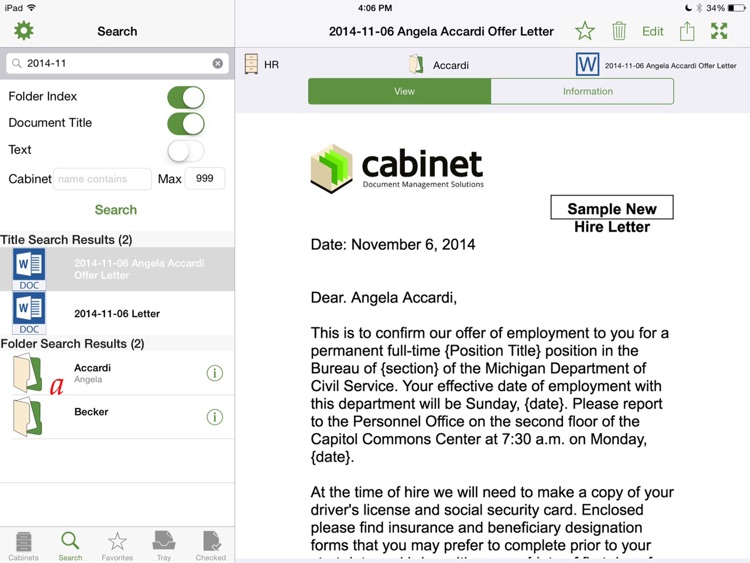 Cabinet Mobile