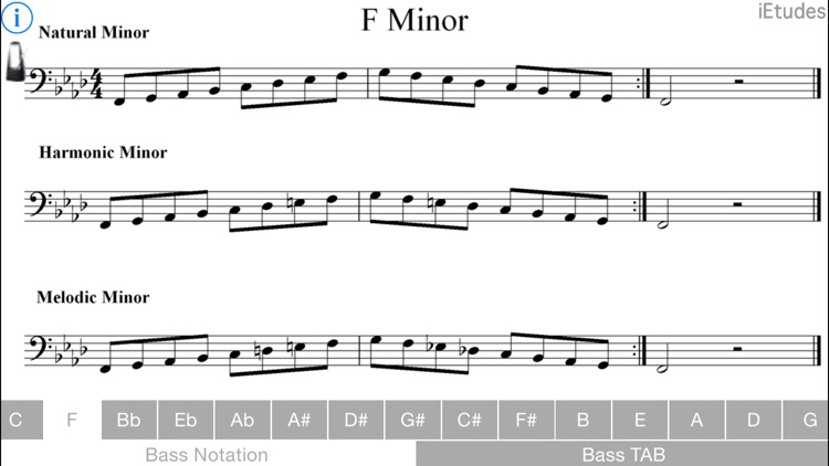 Minor Scales Bass screenshot-3