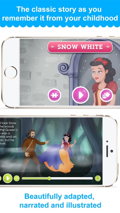 How to cancel & delete Snow White - Narrated classic fairy tales and stories for children from iphone & ipad 1