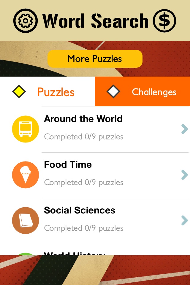 Word Search Look for the Words Puzzle Game screenshot 2